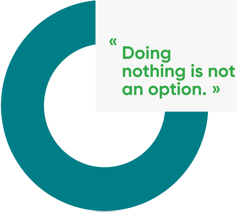 Doing nothing is not an option.